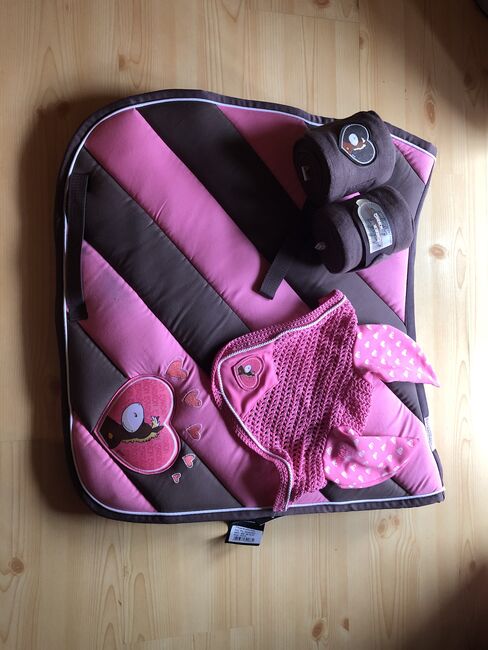 Eskadron Set Nici brownie/pink Dressur Warmblut, Eskadron Nici, Privat, Schabracken, Freyung