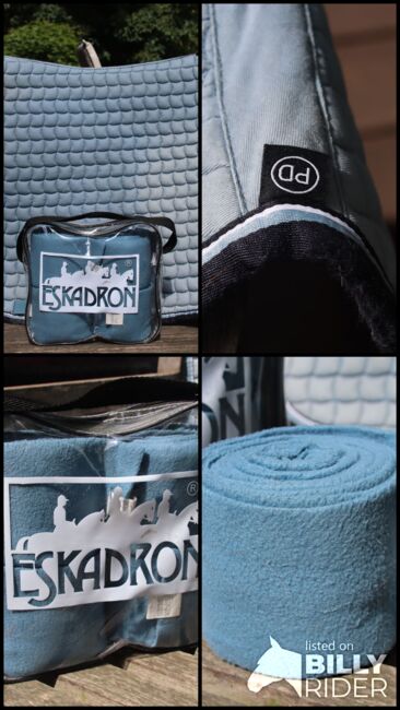 Eskadron Set: Schabracke Cotton in PD und Bandagen in Pony, Eskadron Eskadron Schabracke Cotton in PD (Ponydressur) + Pony Bandagen , Lena, Dressage Pads, Krefeld, Image 7