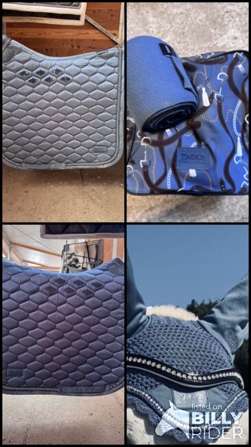 Eskadron Set vintageblue glossy Crystal, Eskadron, Sk, Dressage Pads, Landshut , Image 5