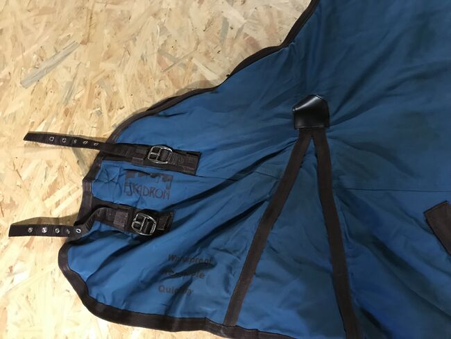 Eskadron Softshell Weidedecke Winterdecke 135cm 300g petrol, privat, Derki dla konia, friedrichsthal, Image 2