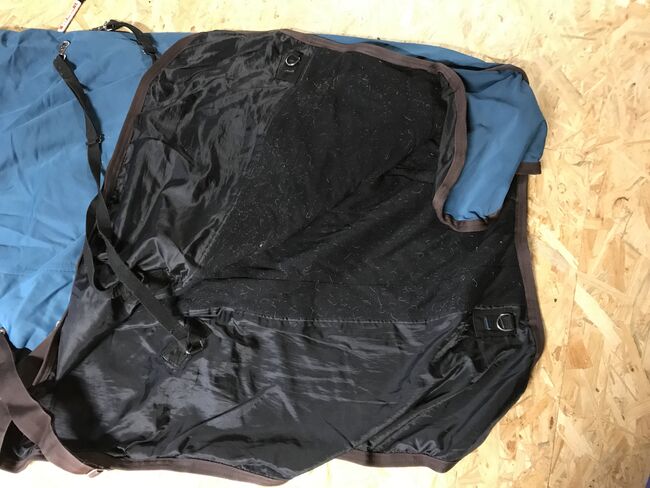 Eskadron Softshell Weidedecke Winterdecke 135cm 300g petrol, privat, Horse Blankets, Sheets & Coolers, friedrichsthal, Image 4