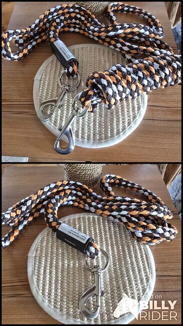 Eskadron Strick Papaya braun weiß Karabiner, Eskadron Classic Sport , Pferdi, Stricke, Ponitz, Abbildung 3