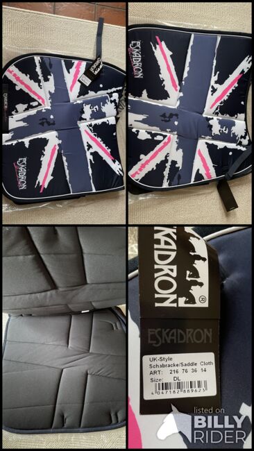 Eskadron UK-Style Denim-Neonpink DL !neu!, Eskadron, Charly, Dressage Pads, Spelle, Image 5