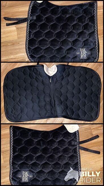 Eskadron Velvet Schwarz, Eskadron, Georgina Voßwinkel, Dressage Pads, Neuss, Image 4