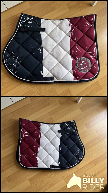Eskadron VS Schabracke Tricolor Sangria navy, Eskadron  Tricolor, Vanessa , Dressage Pads, Dallgow-Döberitz , Image 3