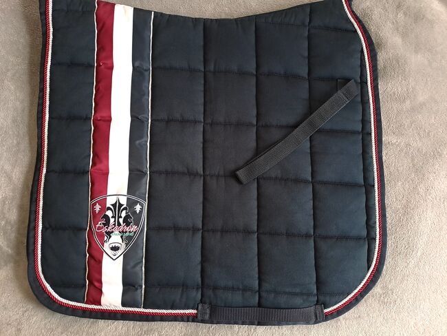 Eskadron Schabracke Classic-Sports Big-Square Navy-Blau/Rot/Weiß Dressur Wb, L.T., Dressage Pads, Kahla, Image 5