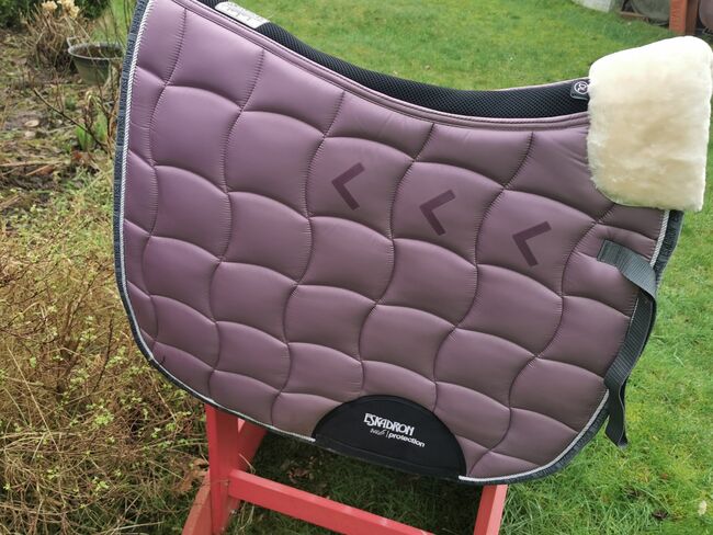 Eskadron Schabracke Flieder lila rosa Glossy DL mit Evo Wool, Eskadron, Franziska, Dressage Pads, Volsemenhusen, Image 3