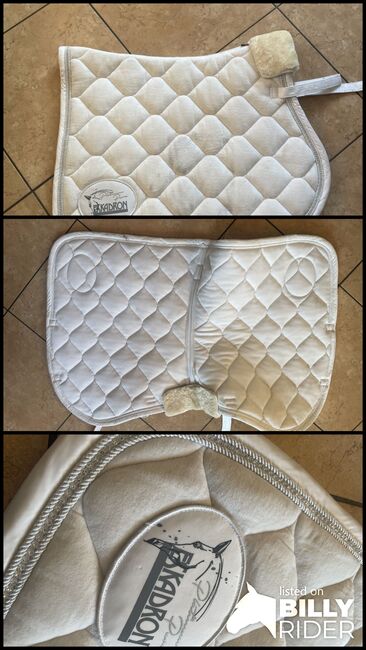 Eskadron Schabracke Platin, Eskadron Eskadron Schabracke VELVET (PURE FS20) white VS, Michelle Haufe, Dressage Pads, Borken, Image 4