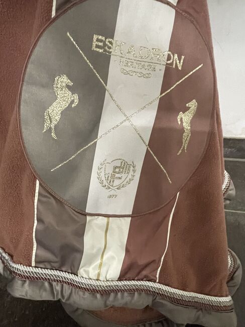 Abschwitzdecke Eskadron rosa M mit Gurten, Eskadron  Heritage rosa , Kranen , Horse Blankets, Sheets & Coolers, Issum , Image 2