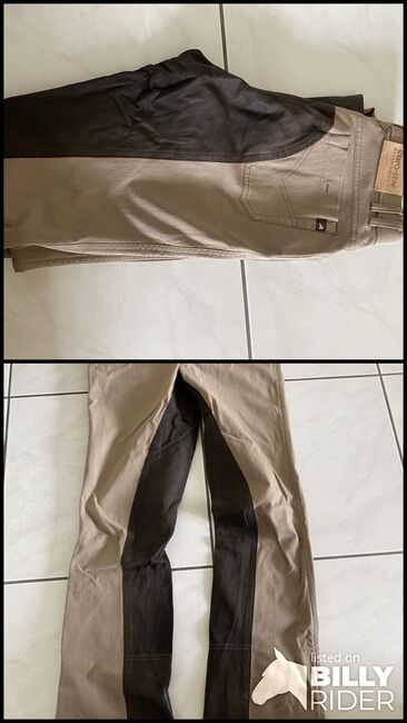 Euro-Star Ridingwear, Euro-Star Ganz Leder besetzt/Beige, Renate , Reithosen, Doppleschwand, Abbildung 3