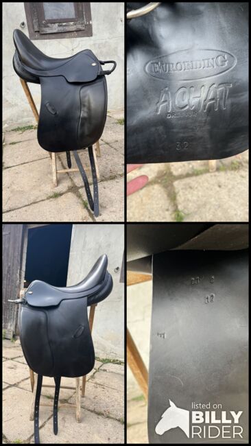 Euroriding Achat Dressursattel 17 Zoll 32KW, Euroriding Achat, Amy Stege, Dressage Saddle, Bielefeld, Image 7