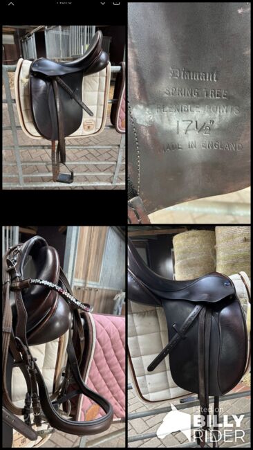 Euroriding Diamant 17,5“ braun Dressursattel, Euroriding  Diamant, Anni , Dressage Saddle, Goldenstedt , Image 9