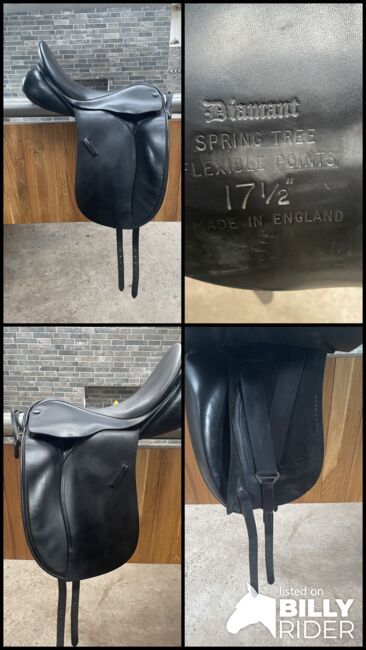 Euroriding Diamant 17.5 Zoll, Euroriding Diamant , Sara, Dressage Saddle, Messel, Image 5