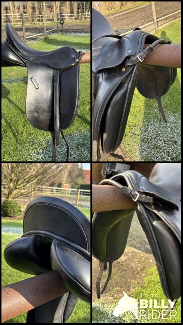 Euroriding Diamant Dressursattel 18 Zoll schwarz, Euroriding  Diamant, Lina Fehrmann, Dressage Saddle, Haren, Image 11