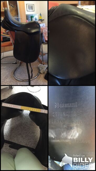 Euroriding Diamant Soft Seat 17“, Euroriding Diamant , Bernadette Richter, Dressursattel, Abbildung 6