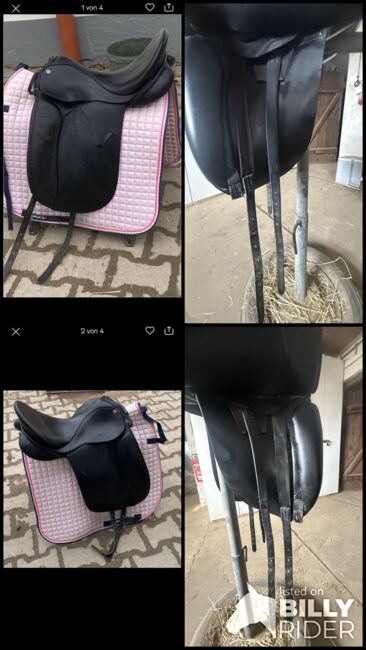 Euroriding Dressursattel (roter Punkt), Euroriding Diamant, Nina, Dressage Saddle, Oelde, Image 8