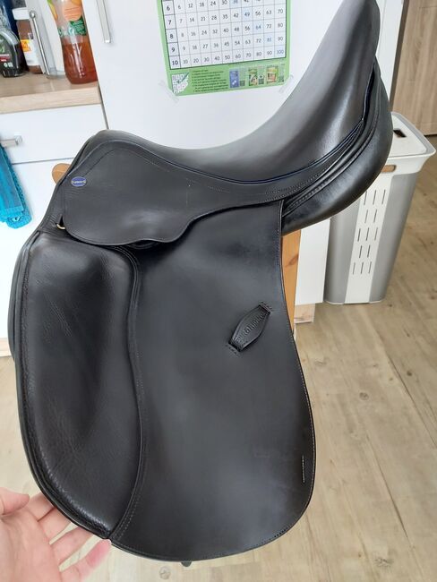 Euroriding Dressursattel Achat 18" schwarz 33/34 Kammer, Euroriding Achat, Katrin , Dressage Saddle, Tornesch 