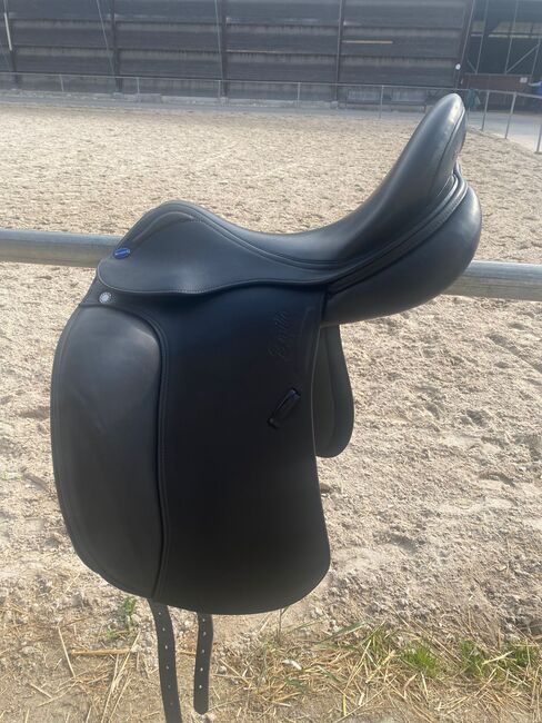 Euroriding Emilio Dressur Sattel by Prestige doubliert schwarz + 2cm Kissen, Euroriding Dressursattel, Anja Burkard , Dressage Saddle, Speyer, Image 6