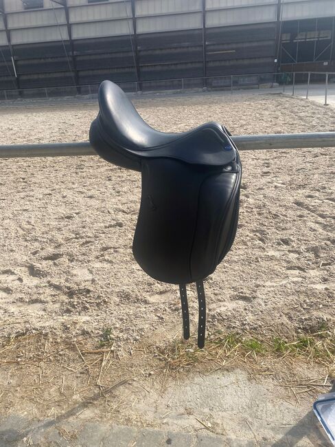 Euroriding Emilio Dressur Sattel by Prestige doubliert schwarz + 2cm Kissen, Euroriding Dressursattel, Anja Burkard , Dressage Saddle, Speyer, Image 3