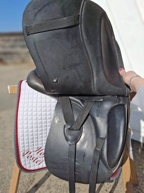 Euroriding Granat 17,5"  KW 34 Dressur " kurze Auflagefläche ", Euroriding  Granat, Beate Postel , Dressage Saddle, Hemmoor, Image 8