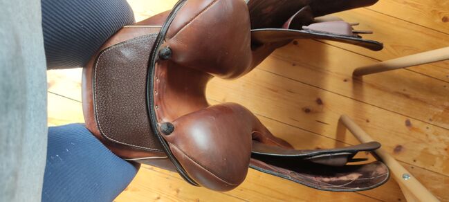 Euroriding Springsattel Modell classic 17.5 zoll, Euroriding  Classic, KiMa, Jumping Saddle, Limbach, Image 2