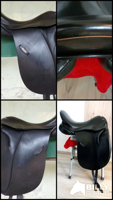 EURORIDING LUXOR DRESSURSATTEL 17" Spring tree flexible gebraucht, EURORIDING LUXOR Spring tree / flexible points / 17 Zoll, D. Winkler , Dressage Saddle, Bindlach, Image 16