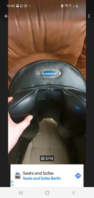 Euroriding Titan Dressur/ ☆☆☆Neuwertiger Zustand, Euroriding  Titan, Dana, Dressage Saddle, Berlin, Image 5