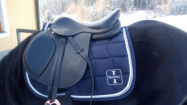 Vielseitigkeitssattel schwarz Ikonic, Ikonic Ikonic Pro Evolution J01, Susanne, All Purpose Saddle, Linz