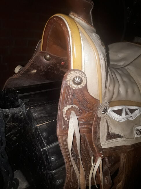 Aussergewöhnlicher seltener Westernsattel, Antik,Deko,aufarbeiten!?, XYZ, Western Saddle, Groß Wittensee, Image 4