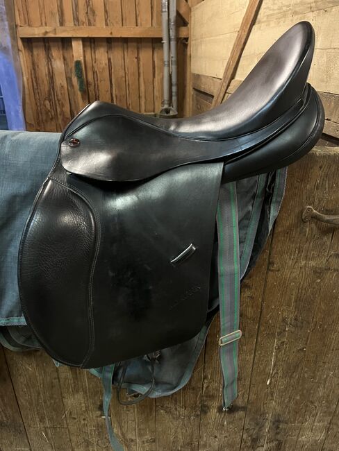 Vielseitigkeitssattel Remos Sommer 18 Zoll, Stefanie Kauschinger , Lambskin Pad, Tann