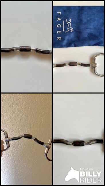 Fager Gebiss Nils Sweet Iron Feste Ringe 12,5 LockUp, Fager  Nils Sweet Iron Feste Ringe, Miriam W., Horse Bits, Otzberg, Image 5
