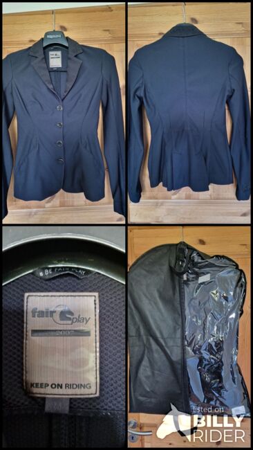 Fair Play Turnierjacket Abigail Fleur Schwarz Sakko 34 xs mesh, Fairplay  Turnierjacket , K. Werner, Turnierbekleidung, Westerwalsede, Abbildung 10