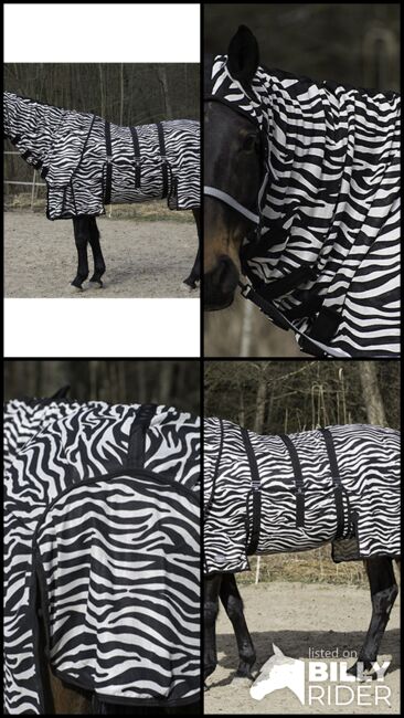 fedimax Zebra Fliegendecke “free moving” mit Halsteil & Bauchlatz 135, fedimax Zebra Fliegendecke “free moving” mit Halsteil & Bauchlatz, myMILLA (myMILLA | Jonas Schnettler), Horse Blankets, Sheets & Coolers, Pulheim, Image 7