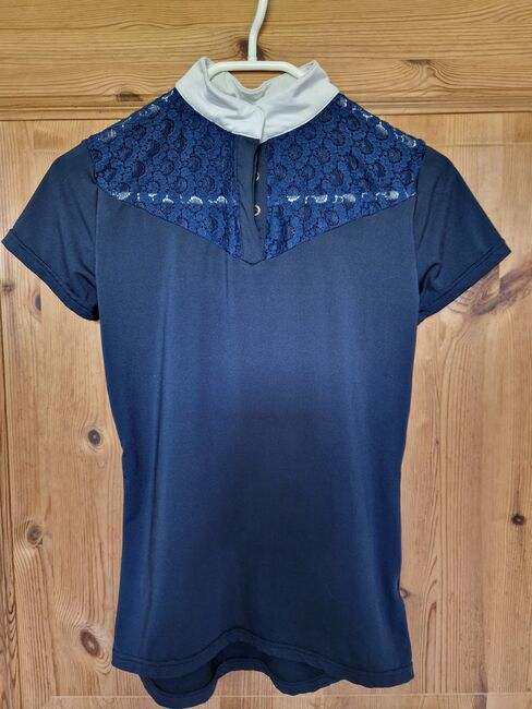 Felix Bühler turniershirt 36 S blau rosegold, Felix Bühler  Turniershirt , K. Werner, Show Apparel, Westerwalsede