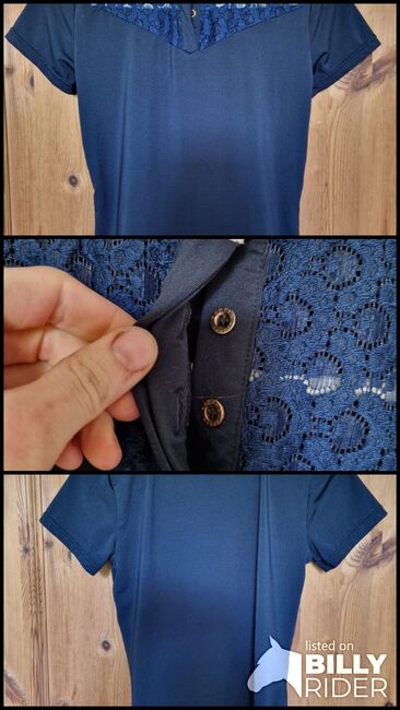 Felix Bühler turniershirt 36 S blau rosegold, Felix Bühler  Turniershirt , K. Werner, Show Apparel, Westerwalsede, Image 4