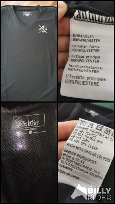 Felix Bühler Funktionsshirt - NEU - XS - schwarz, Felix Bühler , Katja, Oberteile, Halle (Saale), Abbildung 6