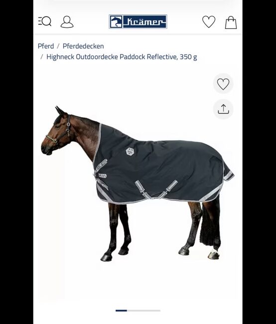 Felix Bühler Highneck Outdoordecke Paddock Reflective, 350 g, 145, Felix Bühler, MR, Horse Blankets, Sheets & Coolers, Oelde