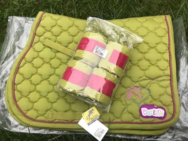 Felix Bühler Schabracke + Bandagen NEU Darling kiwi-pink, Felix Bühler Darling, Cordula, Czapraki, Ellwangen