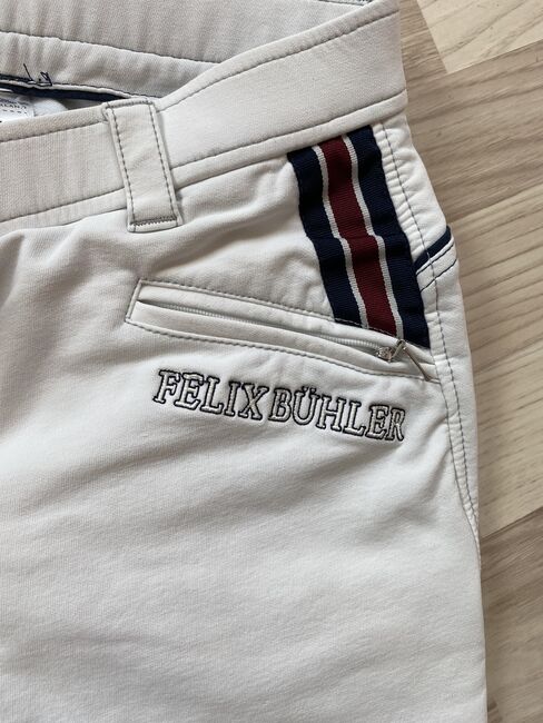 Felix Bühler Reithose Turnierreithose Gr 38 M 76 weiß Vollbesatz, KJ, Reithosen, Heppenheim, Abbildung 3
