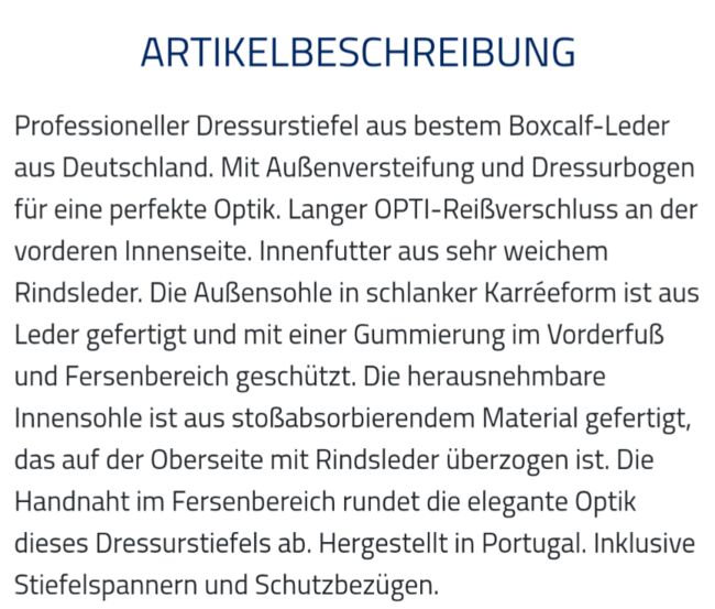 Felix Bühler Reitstiefel Centuria, schwarz, Größe 38, neu!, Felix Bühler  Centuria, Katja Johst, Riding Boots, Bargteheide , Image 2