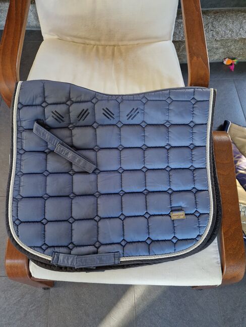 Felix Bühler Schabracke Dressur Dr blau, Felix Bühler  Schabracke, K. Werner, Dressage Pads, Westerwalsede