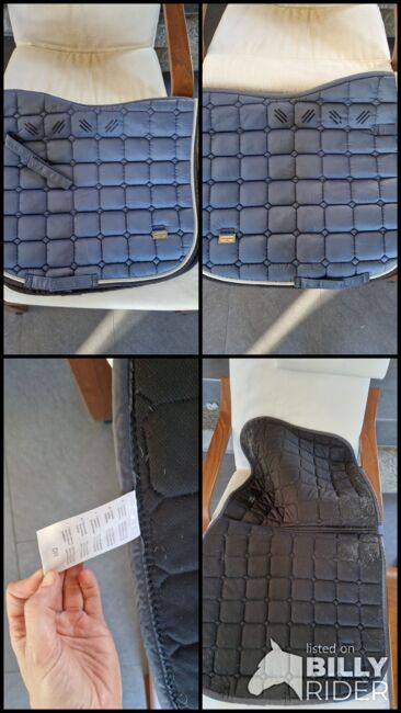Felix Bühler Schabracke Dressur Dr blau, Felix Bühler  Schabracke, K. Werner, Dressage Pads, Westerwalsede, Image 5