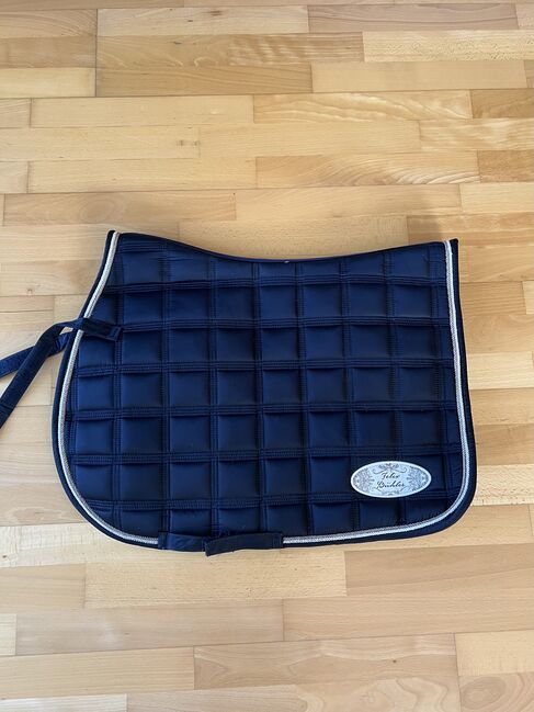 Felix Bühler Schabracke VS Dunkelblau, Felix Bühler  Felix Bühler Schabracke VS Dunkelblau, Sophie H , Dressage Pads, Bad Aibling, Image 2