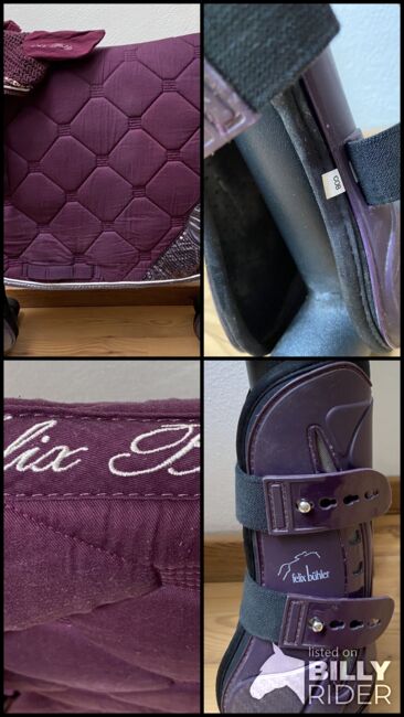 Felix Bühler Set in lila, Felix Bühler, Bibi, Dressage Pads, Kirchheim, Image 9