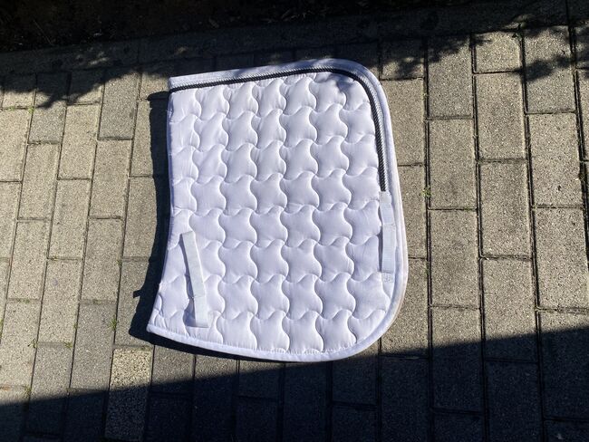 Felix Bühler Schabracke Turnierschabracke DL weiß glitzer, KJ, Dressage Pads, Heppenheim