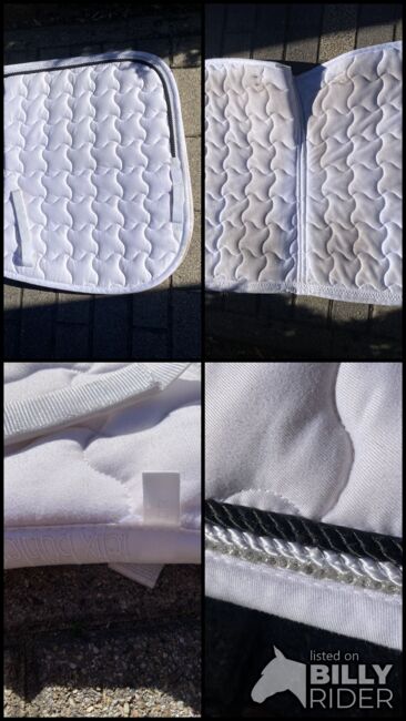 Felix Bühler Schabracke Turnierschabracke DL weiß glitzer, KJ, Dressage Pads, Heppenheim, Image 5