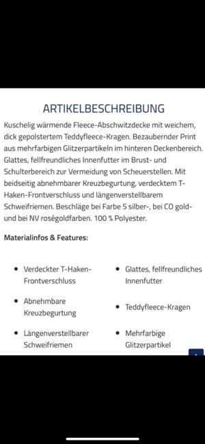 Felix Bühler Abschwitzdecke *NEU*, Felix Bühler , Kathrin , Horse Blankets, Sheets & Coolers, St. Michael in Obersteiermark, Image 5