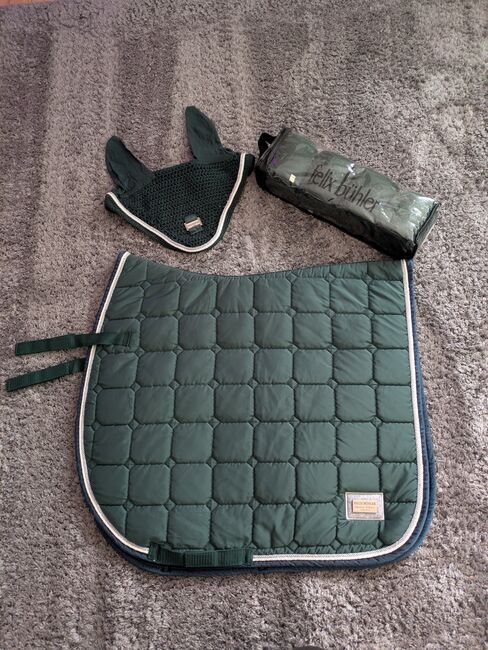 Felix Bühler Schabracke Green Lake, grün, Dr Dressur WB set, Felix Bühler , Laura , Dressage Pads, Essen