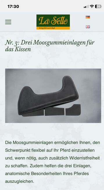 Filzsattel Premium 18 von La Selle, La Selle Filzsattel Premium 18, Daum  Jasmin, Other Saddle, Wettenberg, Image 8