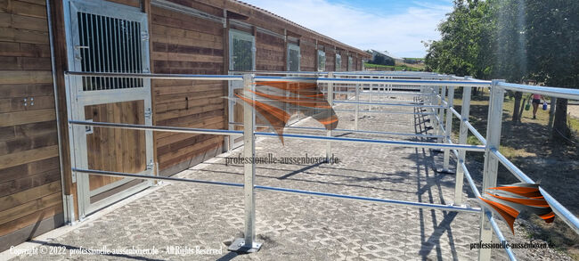 Zäune für Paddocks, Reitplätze & Weiden - Hochwertige Pferdezäune / Pferdekoppelzaun, AUSSENBOXEN PADDOCK - Zäune, AUSSENBOXEN (AUSSENBOXEN), Horse & Stable Mats, Wałcz, Image 8